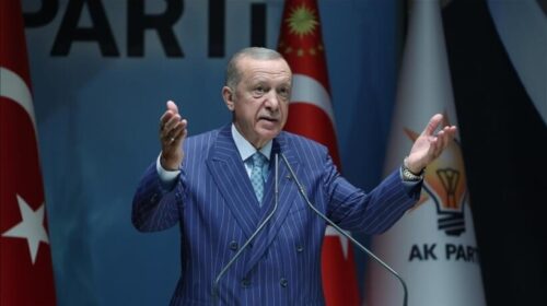 Erdoğan: Turqia qëndron në solidaritet të plotë me palestinezët