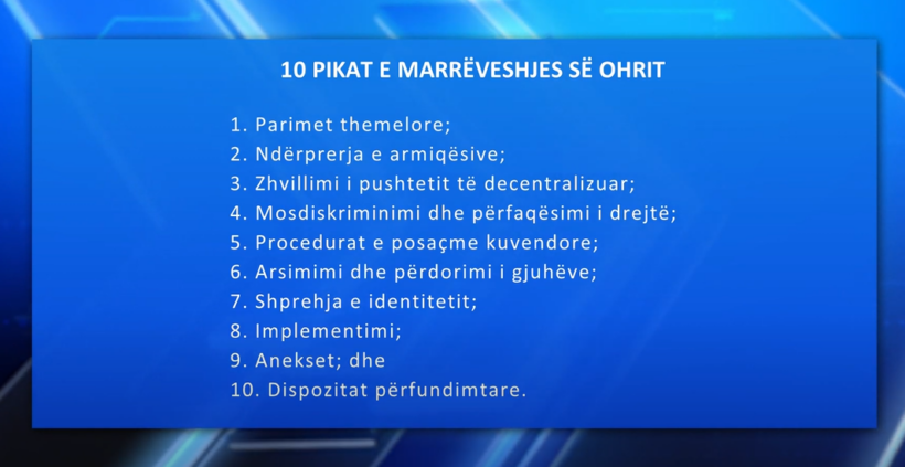 (VIDEO) 22 vjet nga Marrëveshja e Ohrit, disa pika ende nuk janë realizuar