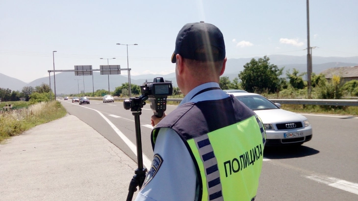 Sanksionohen 177 shoferë prej të cilëve 37 për vozitje të shpejtë në Shkup