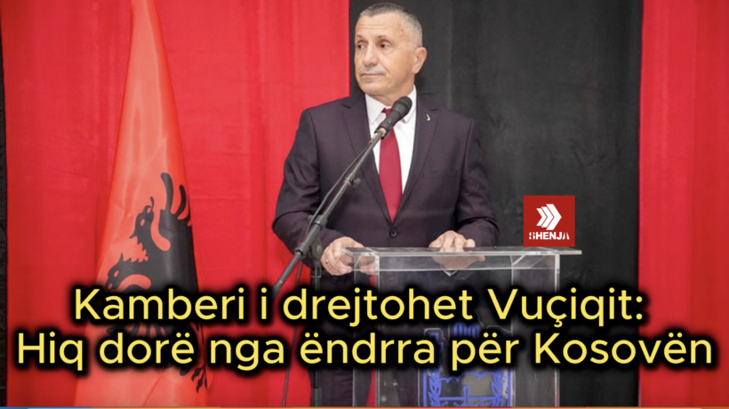 Kamberi i drejtohet Vuçiqit: Hiq dorë nga ëndrra për Kosovën