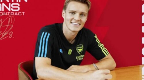 Odegaard rinovon kontratën me Arsenalin