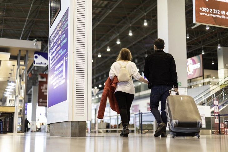TAV: Aeroportet në Shkup dhe Ohër me 2,4 milionë udhëtarë në nëntë muajt e parë të vitit