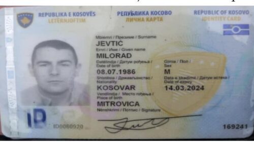 (Foto) Zbulohet terroristi Jevtic, bashkëpunëtor i afërt i djalit të presidentit Vuçiq