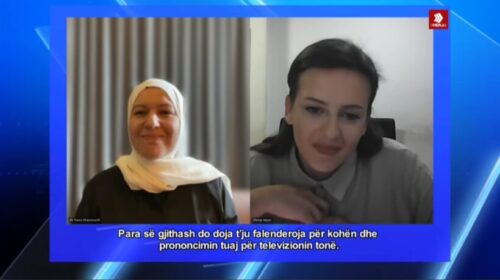 (VIDEO) Vajza e liderit tunizian Rashid Ganushi, Jusra, ekskluzivisht për Tv Shenja: Babai im nuk e pranon robërinë e presidentit aktual