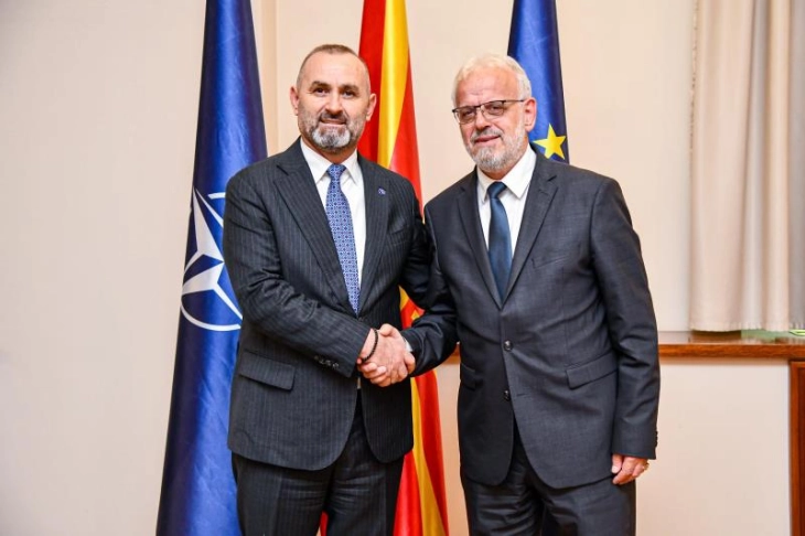 Takim i Xhaferit me ministrin shqiptar të Drejtësisë, Manja