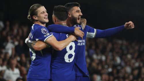 Londra “ngjyroset blu”, Broja protagonist me gol në triumfin e Chelsea-t ndaj Fulham-it