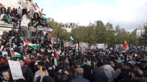 Mbi 15 mijë persona në Paris protestuan në mbështetje të Palestinës