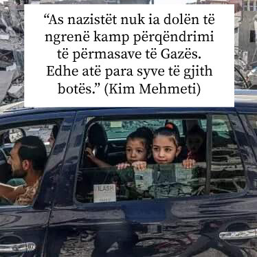 Kim Mehmeti: I vrasin fëmijët e Gazës, që të vdesim ne që heshtim si qyqarë!