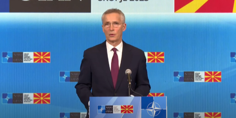 (VIDEO) Kreu i NATO-s: Ka tensione në veri të Kosovës dhe në Bosnje, por nuk ka rrezik të drejtëpëdrejtë ushtarak