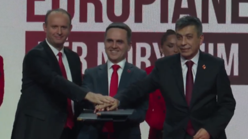 LEN nënshkruan deklaratën e koalicionit në Tetovë