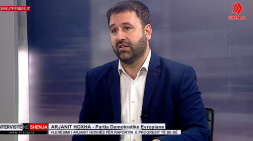 Hoxha: Populli shqiptar vendos se cila parti do t’i përfaqësoj në pushtet dhe jo VMRO dhe LSDM