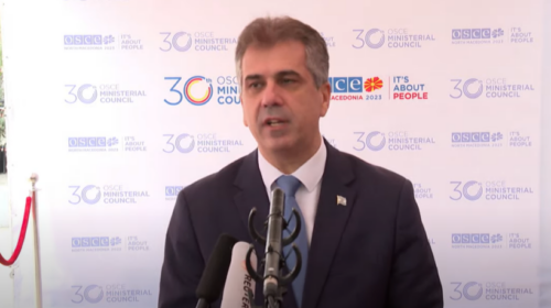 Ministri izraelit nga Shkupi: Do të luftojmë derisa të çlirojmë pengjet dhe ta zhdukim Hamasin