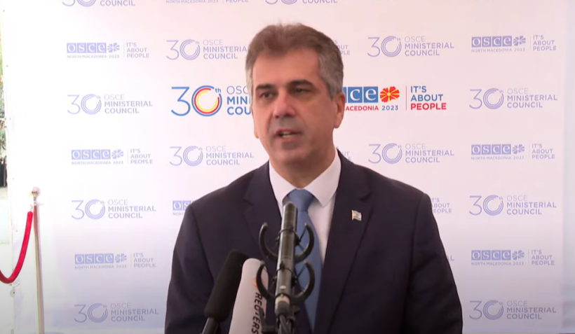 Ministri izraelit nga Shkupi: Do të luftojmë derisa të çlirojmë pengjet dhe ta zhdukim Hamasin