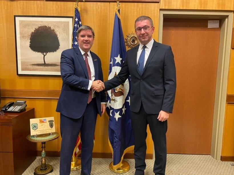 Mickoski në takim me Ndihmës Sekretarin e Shtetit amerikan për Çështje Evropiane dhe Euroaziatike