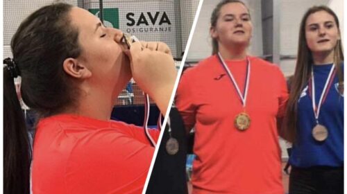 Atletja shqiptare Jumna Fetahu thyen rekord në Beograd, medaljen ia dedikon babait