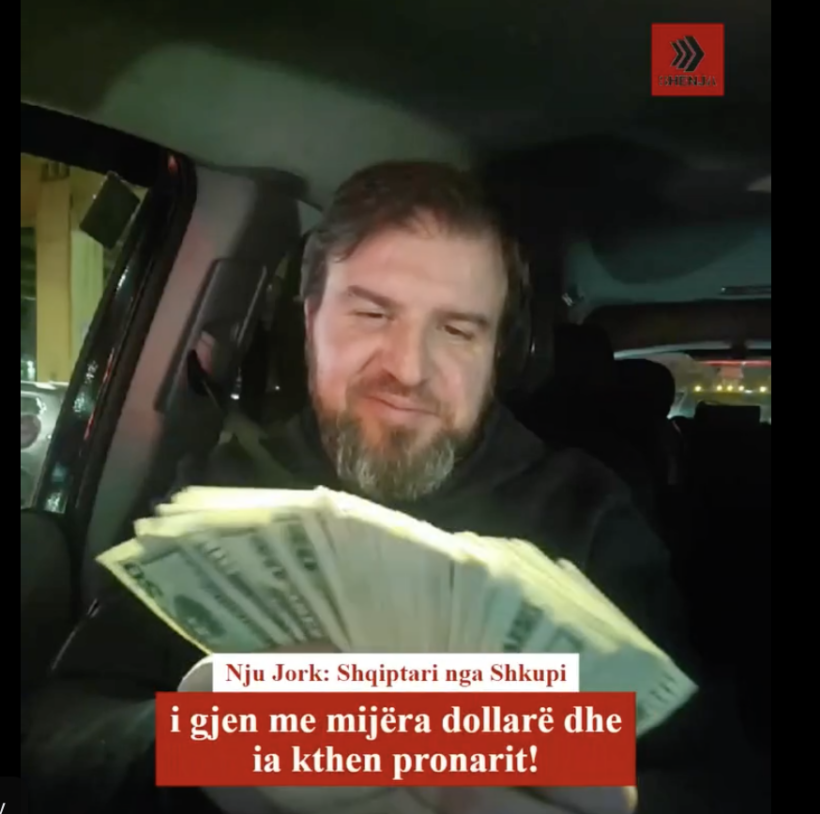 (VIDEO) Nju Jork: Shqiptari nga Shkupi i gjen me mijëra dollarë dhe ia kthen pronarit