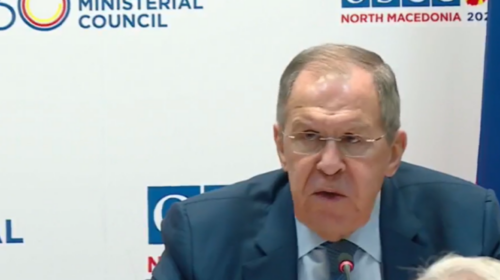 ​Lavrov nga Shkupi kritikon Blinkenin dhe Borrellin: Frikacakë, keni frikë të ballafaqoheni me fakte