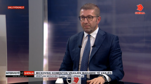 Mickoski: Edhe pa qeveri teknike mund të realizohet marrëveshja mes LSDM-së dhe BDI-së