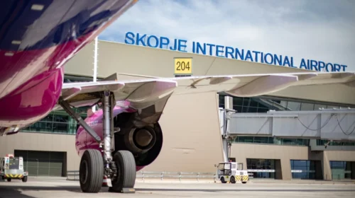 Aeroporti i Shkupit i pesti më i frekuentuar në rajon në vitin 2023