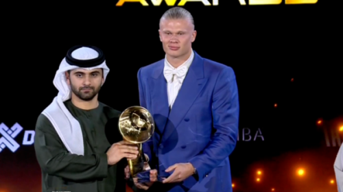 Haaland shpallet futbollisti më i mirë për vitin 2023 nga “Globe Soccer Awards”