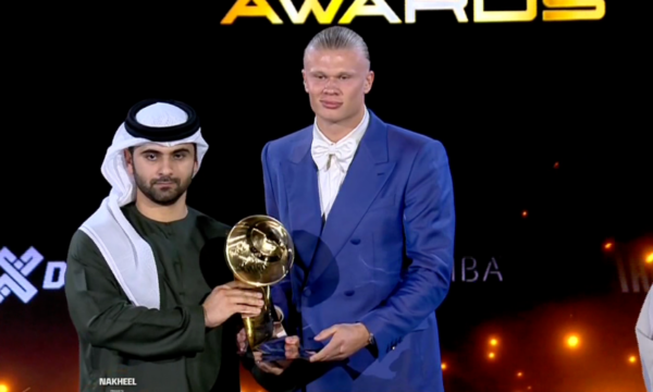 Haaland shpallet futbollisti më i mirë për vitin 2023 nga “Globe Soccer Awards”
