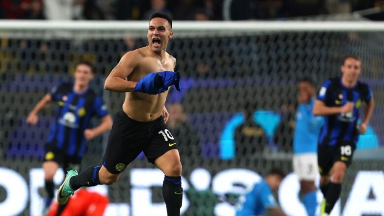 Vendos Lautaro në shtesë, Interi fiton Superkupën e Italisë