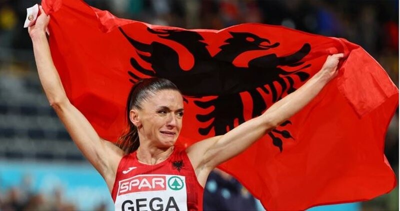 Luiza Gega u shpall kampione e Ballkanit në 1500  dhe 3000 metra