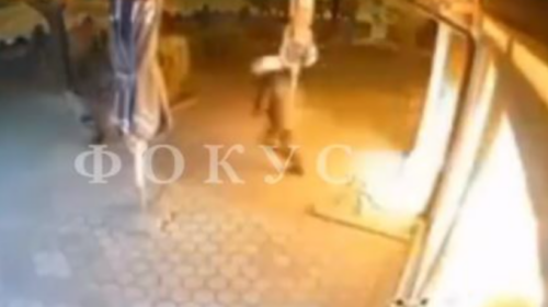 Dalin pamje nga zjarri në kafenenë “Baron” në Çair të Shkupit