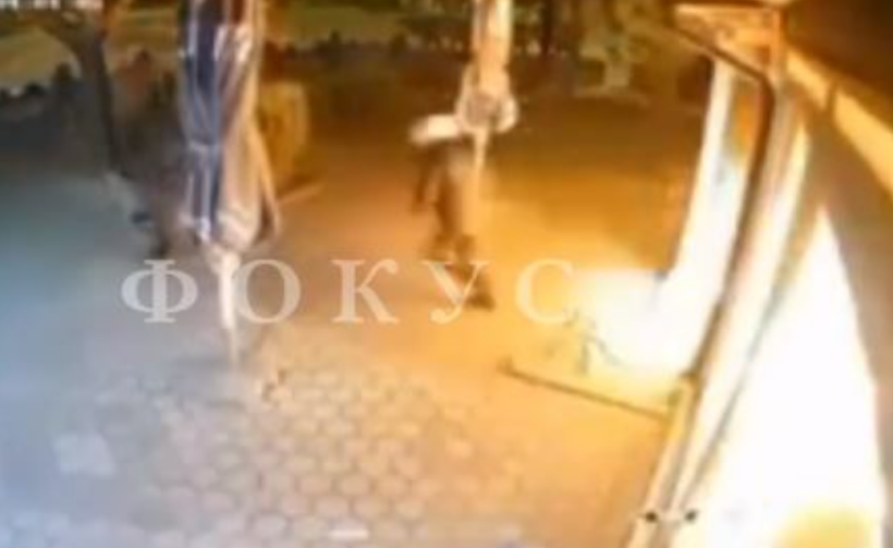 Dalin pamje nga zjarri në kafenenë “Baron” në Çair të Shkupit