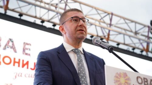 (VIDEO) Mickoski: Nuk pres të ndalet “fushata e zezë” e partive të pushtetit