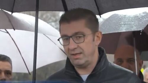 (VIDEO) Mickoski: Nuk ndërhyjmë në punët e brendshme të Aleancës për Shqiptarët