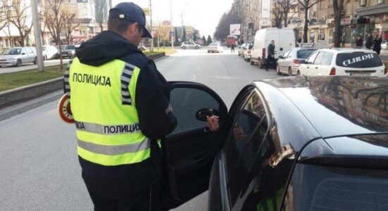 Shqiptohen 153 gjoba në Shkup, nëntë për vozitje pa patentë shoferë