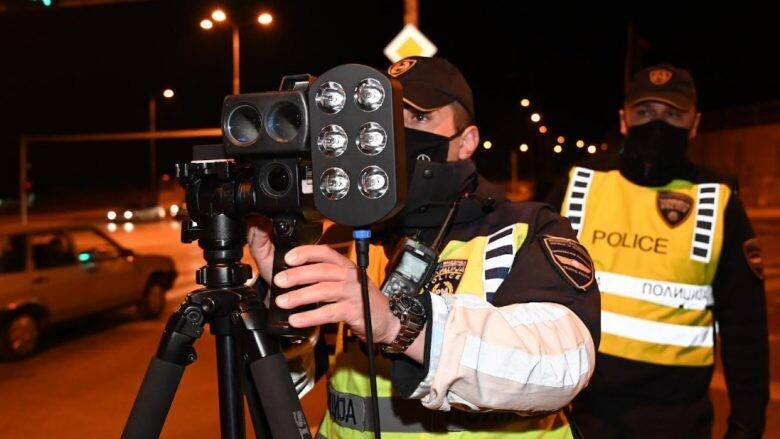 Gjobiten 155 shoferë në Shkup, nëntë për tejkalim të shpejtësisë