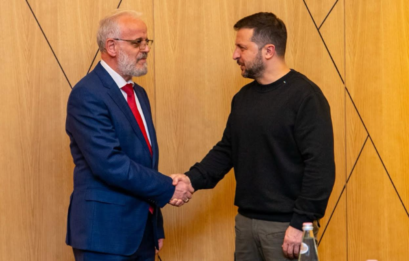 Takimi i Kryeministrit Xhaferi me Presidentin Zelenski në Tiranë: Nënshkruhet Deklarata e përbashkët për integrimin euroatlantik të Ukrainës