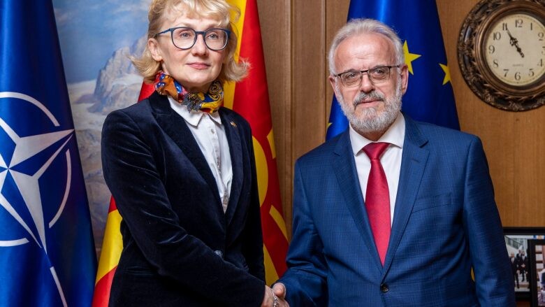 Xhaferi në takim me Dir: Maqedonia e Veriut është vend mik dhe përkrahëse e Ukrainës