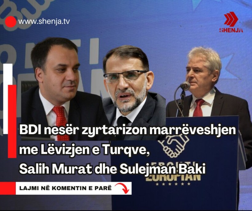 BDI nesër zyrtarizon marrëveshjen me Lëvizjen e Turqve, Salih Murat dhe Sulejman Baki