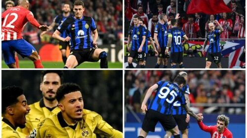 Dramë në Madrid, Atletico dhe Inter diskutojnë në shtesë biletën e çerekfinales së Champions, ia del Dortmund