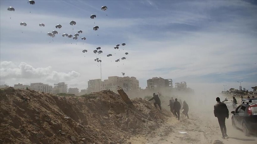 SHBA lëshon ndihma ushqimore nga ajri në Gaza