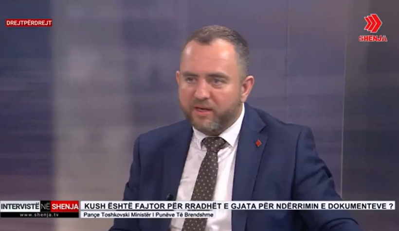 Pançe Toshkovski flet për raportet që ka me kryeministri Talat Xhaferi