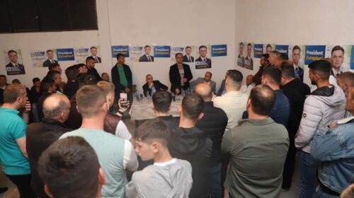 Fronti Europian hapi shtabin zgjedhor në Zelenikovë – Baki: Bashkë do të shkruajmë historinë në zonën zgjedhore 3