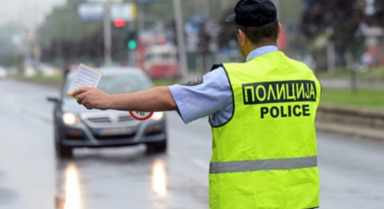 MPB: 109 gjoba në Shkup, 14 vozitës pa patentë shoferi
