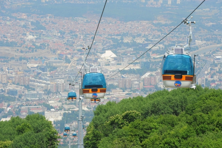 Teleferiku në Vodno nesër nuk do të punojë për shkak të intervenimeve teknike