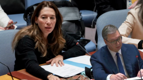 Vanessa Fraser, gruaja që e “heshti” Vuçiqin në seancën e Këshillit të Sigurimit