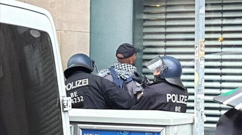 Policia ndërhyn në protestën e studentëve pro-palestinezë në Berlin