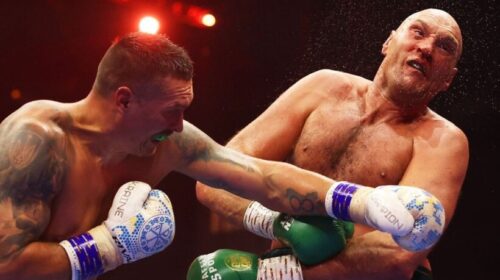 Oleksandr Usyk i pamposhtur, shpallet kampion i padiskutueshëm i peshave të rënda në boks