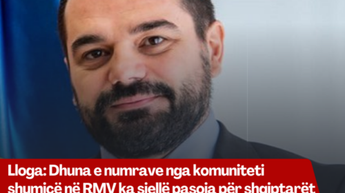 Lloga: Dhuna e numrave nga komuniteti shumicë në RMV ka sjellë pasoja për shqiptarët