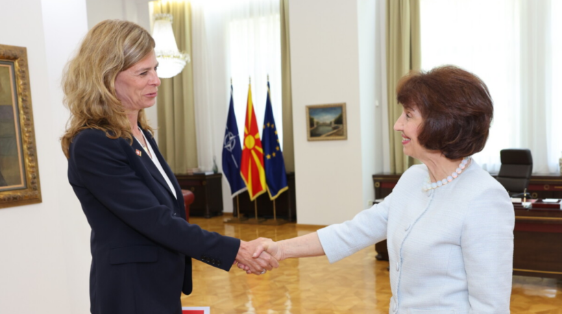 Takim i presidentes Siljanovska Davkova me ambasadoren e Zvicrës, Veronik Halman Marti