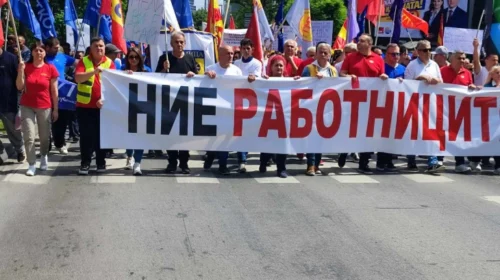 Dita ndërkombëtare e punës u shënua me protestë të 1 majit dhe kërkesa drejtuar qeverisë së re