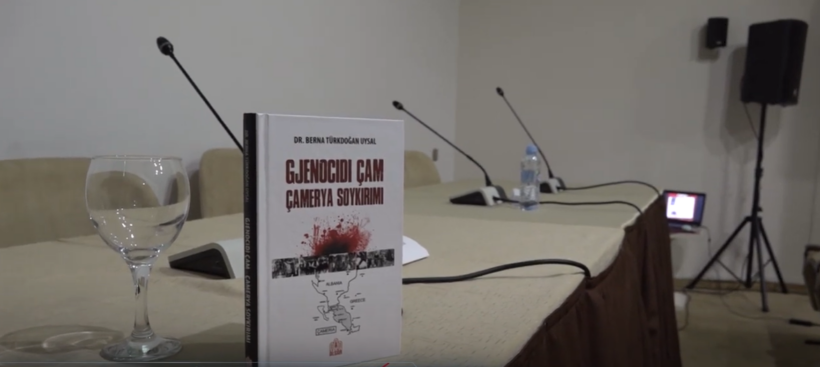 (VIDEO) Shkup, promovohet libri “Gjeno*idi Çam”, i autores Berna Turdogan