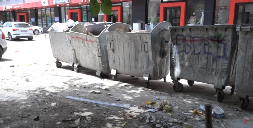 (VIDEO) Pastrohen shumica e kontejnerëve në komunën e Çairit